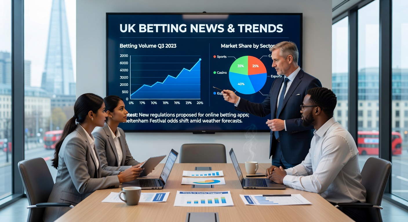 Graph showing UK gambling revenue growth to $27 billion in 2026, highlighting global rankings